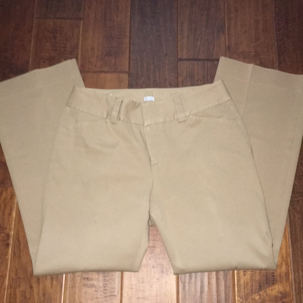 GAP khakis. Stretch fabric. Size 8 ankle.